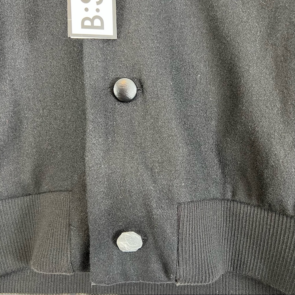 NEW NWT B:SCOTT Varsity Bomber Designer Wool Jacket - Picture 3 of 14
